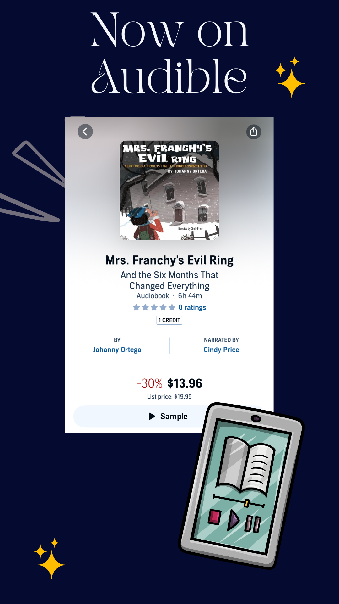 BIG NEWS: ‘Mrs. Franchy’s Evil Ring’ is on Audible