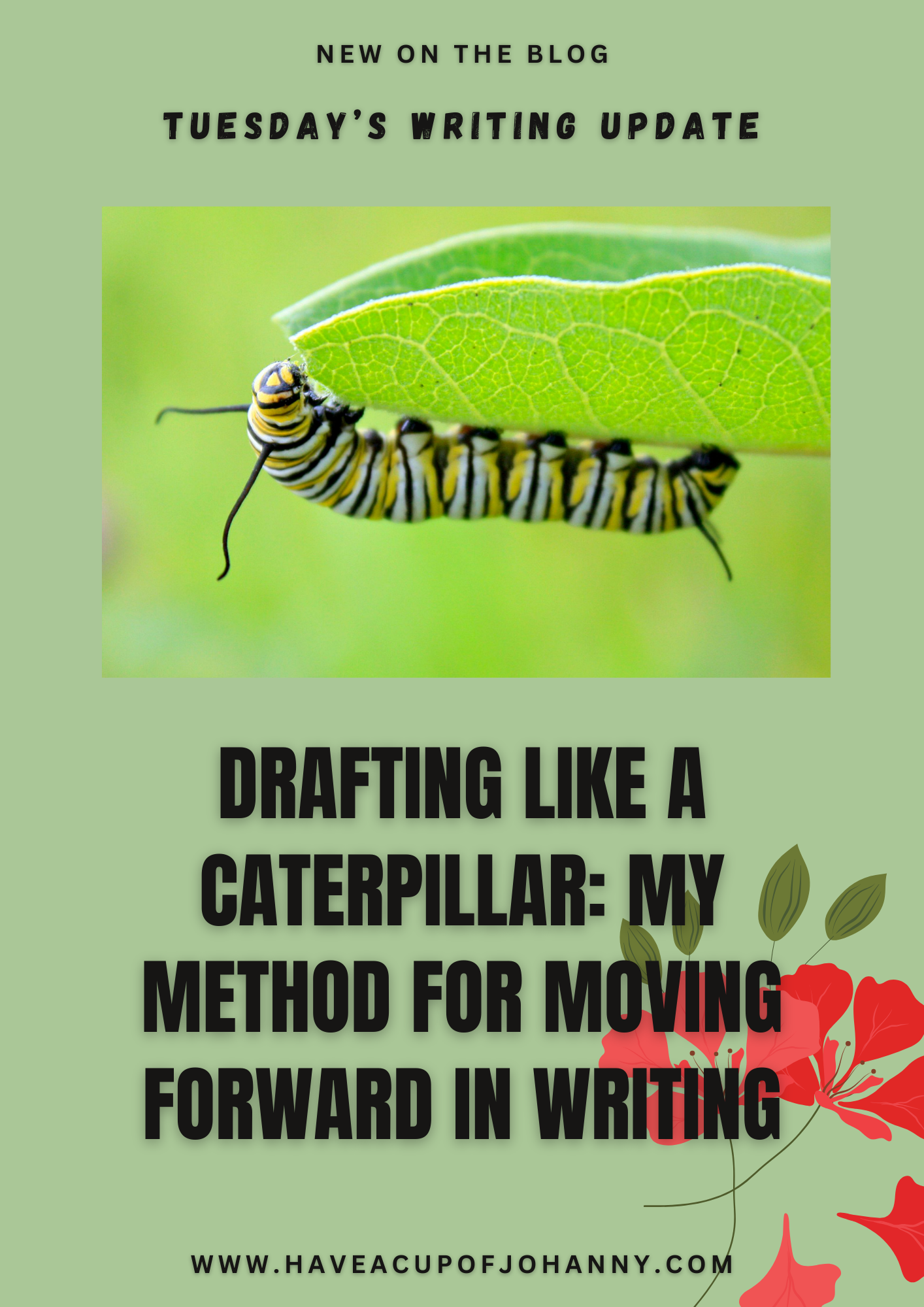 Drafting Like a Caterpillar: My Method for Moving Forward in Writing