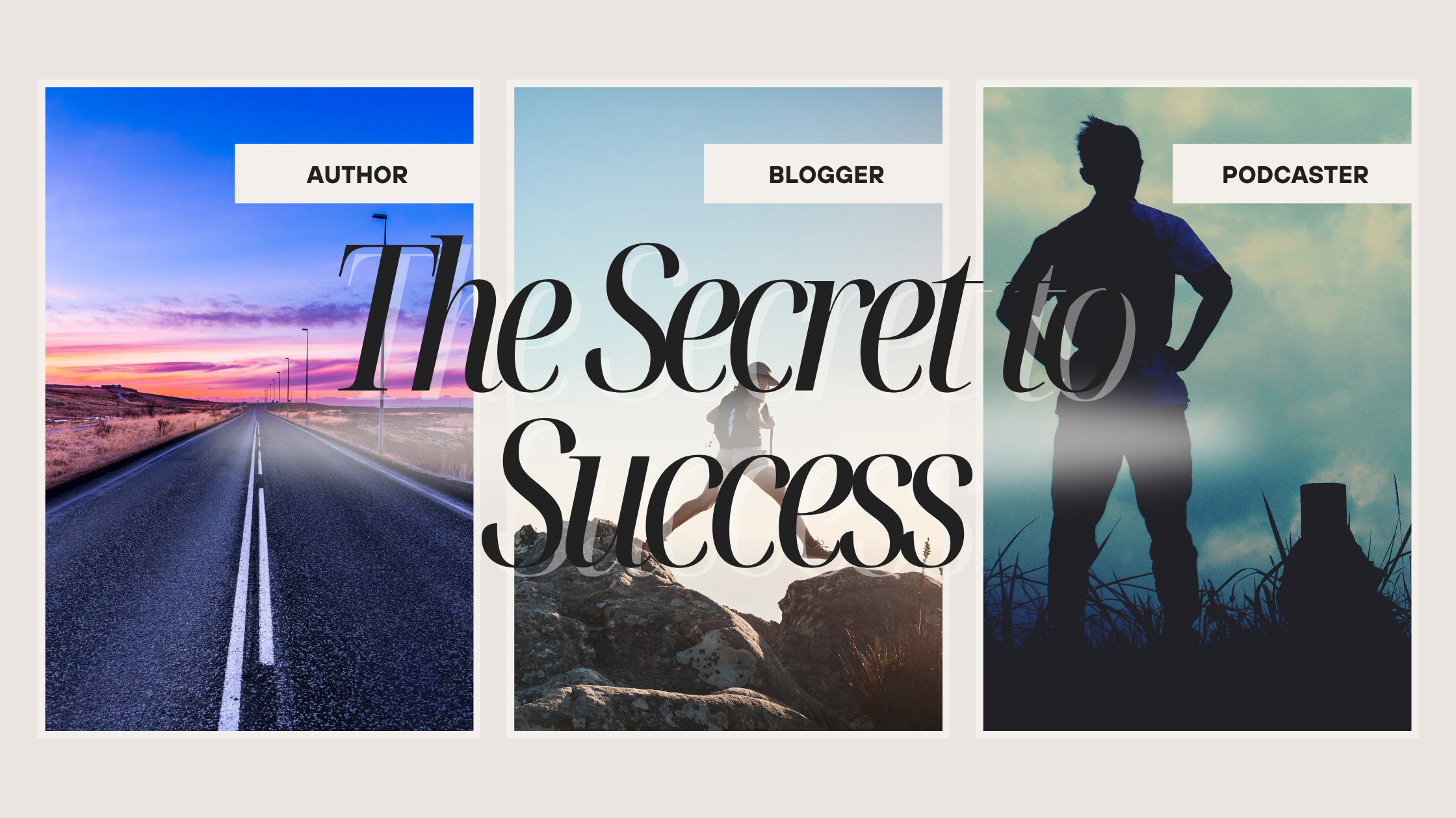 Promotional graphic for the blog post "The Secret to Success: Why Consistency Matters More Than Perfection" featuring an inspirational message about the importance of consistency in achieving goals. The image includes visuals of an author, blogger, and podcaster, with the website www.haveacupofjohanny.com highlighted.