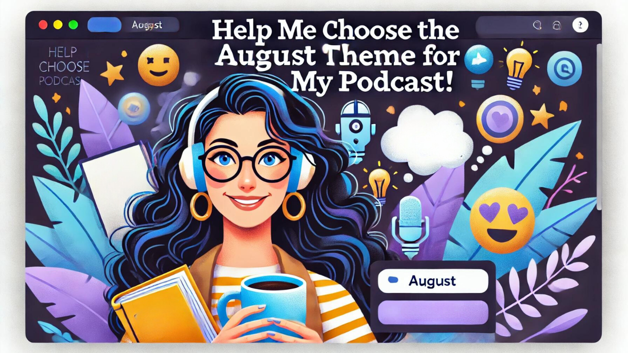 Help Me Choose the August Theme for My Podcast!