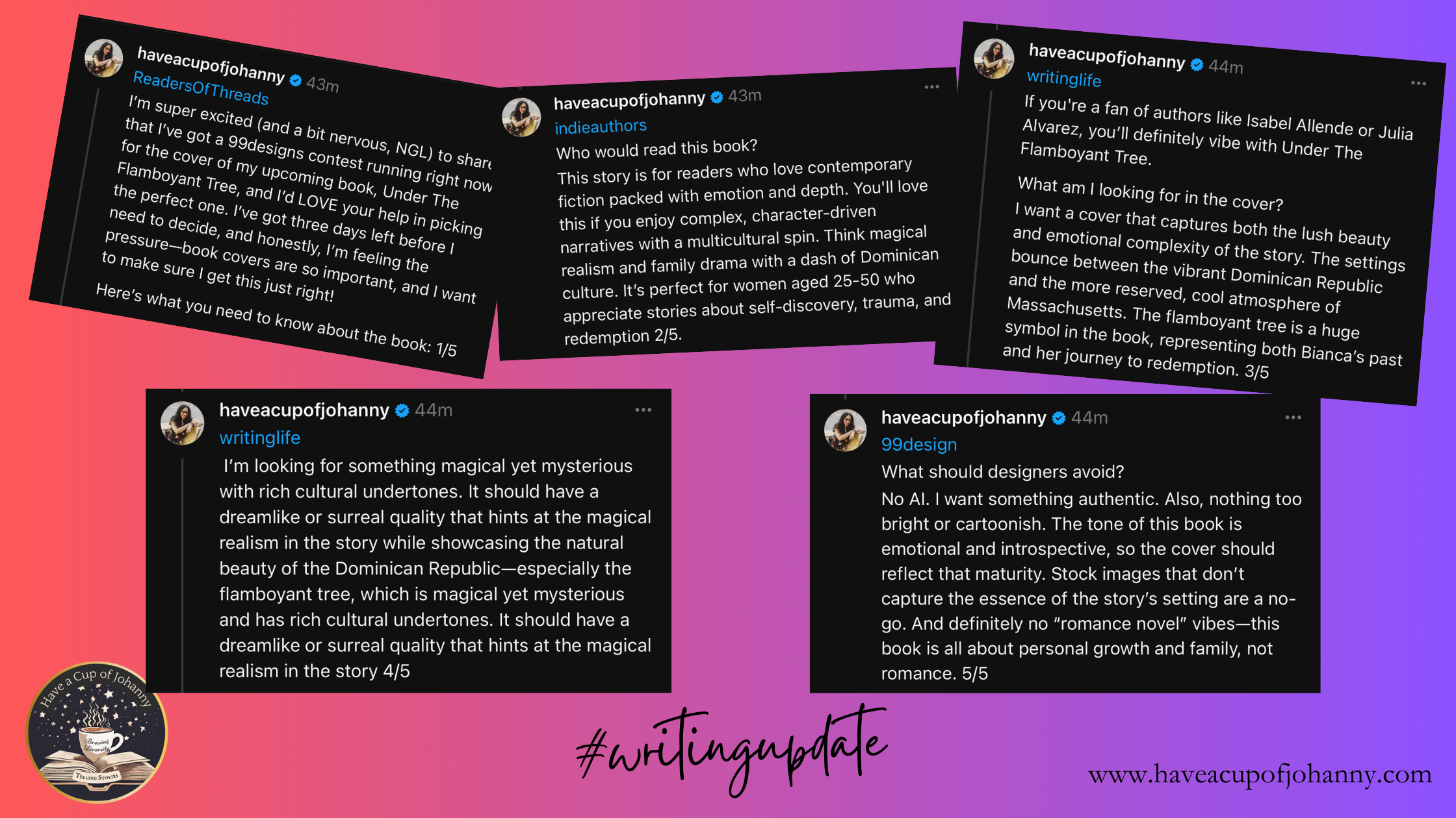 Help Me Choose the Perfect Cover for Under The Flamboyant Tree—Your Opinion Matters!