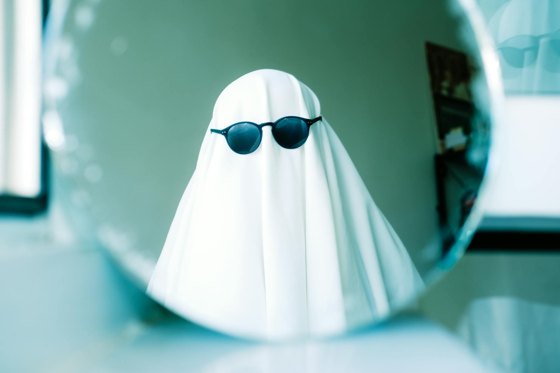 ghost in sunglasses