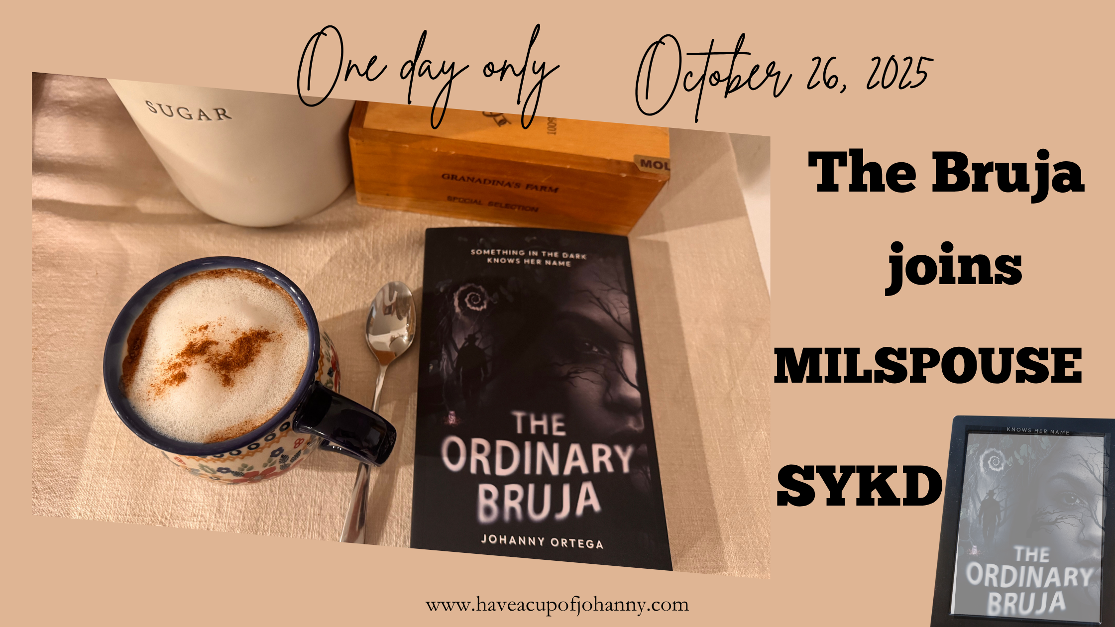 Stuff Your Kindle Day: The Ordinary Bruja Joins the MilSpouse Authors Lineup!